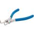 Pince pour Circlips Coudée 150 mm - Circlips Intérieurs - Précision et Maniabilité - Acier, Zones Difficiles - D-Work