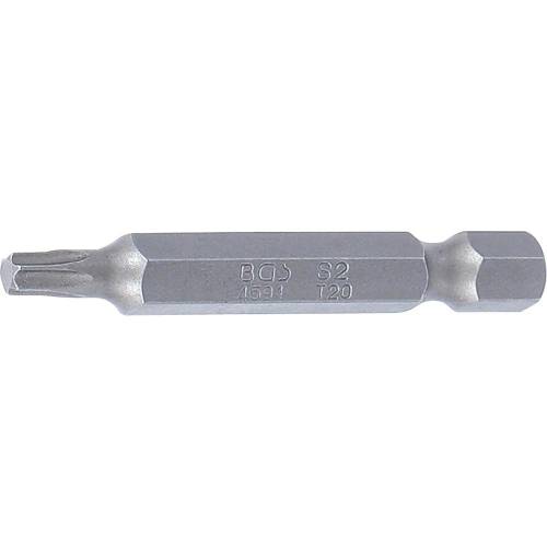 Embout Torx T20 50 mm - 6,3 mm (1/4 ) Profil T - Précision et Durabilité - BGS