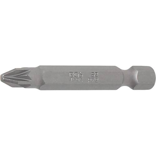 Embout Cruciforme PZ2 6,3 mm (1/4) - L. 50 mm - Précision et Compatibilité Universelle, Acier - D-Work