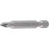 Embout Cruciforme PZ1 6,3 mm (1/4) - L. 50 mm - Précision et Durabilité, Acier, Pro - D-Work