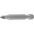 Embout Cruciforme PZ1 6,3 mm (1/4) - L. 50 mm - Précision et Durabilité, Acier, Pro - D-Work