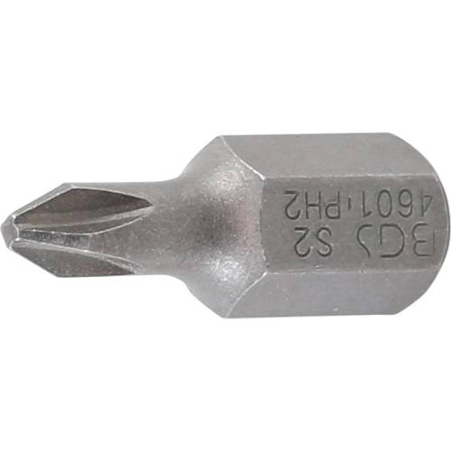 Embout Cruciforme PH2 10 mm (3/8) - L. 30 mm - Précision et Durabilité, Acier, Pro - D-Work