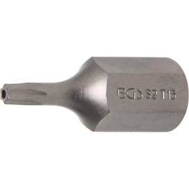 Embout Torx T15 30 mm x 10 mm (3/8 ) - Profil T avec Perçage - Précision et Durabilité - BGS