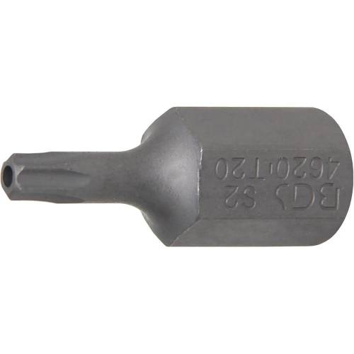 Embout Torx T20 30 mm - Profil T 10 mm (3/8) - Perçage - Précision et Durabilité, Acier - D-Work