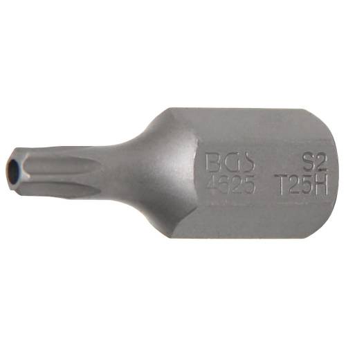Embout Torx T25 30 mm - Profil T 10 mm (3/8 ) - Perçage pour fixation - BGS