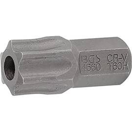 Embout Torx T60 30 mm - Profil T 10 mm (3/8 ) - Perçage pour vissage précis - BGS