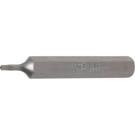 Embout Torx T10 10 mm (3/8) - L. 75 mm, Profil T avec Perçage - Précision et Durabilité, Acier - D-Work