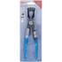 Pince pour Colliers Coudée 220 mm - Fonction Cliquet - Précision et Confort d Utilisation, Acier - D-Work