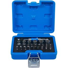 Jeu d Embouts et Clés à Douille 1/4 - 26 pcs, Entraînement Six Pans Mâle 6,3 mm - Polyvalent et Pratique - BGS