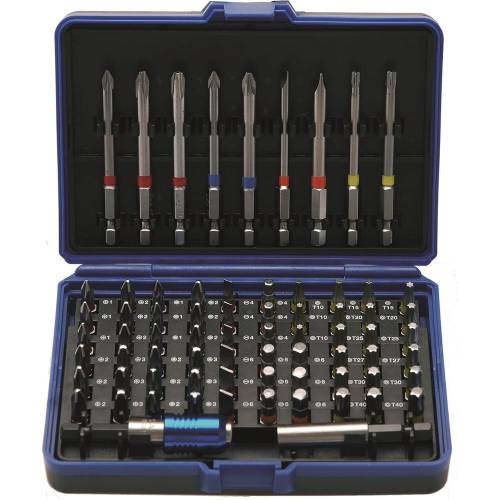 Jeu d Embouts Couleur 71 Pièces - Acier, Assortiment Complet - BGS