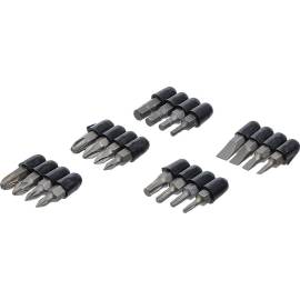 Jeu d Embouts 6,3 mm (1/4 ) - 20 Pièces - Acier Résistant - Polyvalence et Précision - BGS