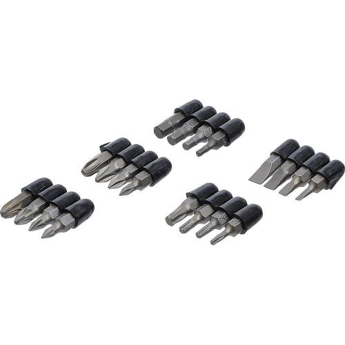 Jeu d Embouts 6,3 mm (1/4) - 20 pcs - Acier Résistant - Polyvalence et Précision, Pro - D-Work