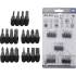 Jeu d Embouts 6,3 mm (1/4) - 20 pcs - Acier Résistant - Polyvalence et Précision, Pro - D-Work