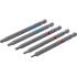 Jeu d Embouts 5 Pièces 6,3 mm (1/4 ) - Six Pans Mâle, Profil Torx Femelle - Longueur 110 mm - Précision et Polyvalence - BGS