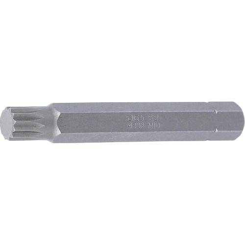 Embout M10 75 mm - Denture Multiple Intérieure XZN - Précision et Durabilité, Acier, Zones Difficiles - D-Work