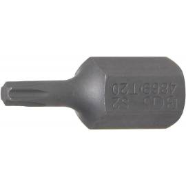 Embout T20 Torx 10 mm x 30 mm - Profil T, Précision et Durabilité - Acier - D-Work