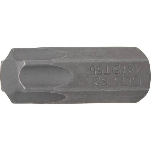 Embout Torx T55 10 mm (3/8) - L. 30 mm - Profil T pour Vis Torx - Précision et Durabilité, Acier - D-Work