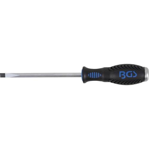 Tournevis Fente 8 mm - Lame 150 mm - Acier, Précision et Confort d Utilisation - BGS
