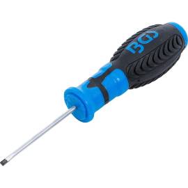 Tournevis Fente 3 mm - Lame 60 mm - Acier, Précision et Maniabilité - - BGS
