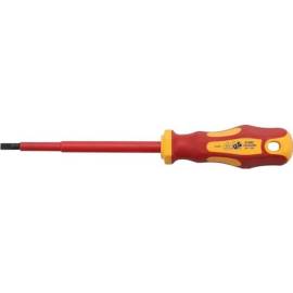 Tournevis VDE Fente 5,5 mm - Lame 125 mm - Isolation Sécurisée - - BGS