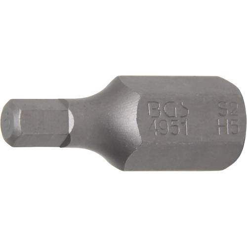Embout 30 mm 10 mm (3/8\) - Six Pans Intérieurs 5 mm - Précision et Robustesse, Acier - D-Work