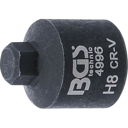 Douille pour Étrier 8 mm - Six Pans Intérieurs Extra Court - Précision et Robustesse, Acier, Zones Difficiles - D-Work