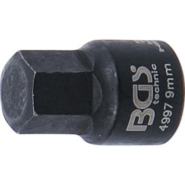 Douille pour Étrier 9 mm - Six Pans Intérieurs, Extra Court - Précision et Robustesse - BGS