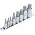 Jeu d Embouts 10 mm (3/8) - Denture Multiple Intérieure XZN - 6 pcs - Précision et Robustesse - D-Work