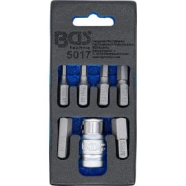 Jeu d Embouts Tournevis 10 mm (3/8 ) - Six Pans Intérieurs, 7 Pièces - Précision et Polyvalence - BGS