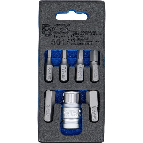 Jeu d Embouts Tournevis 10 mm (3/8 ) - Six Pans Intérieurs, 7 Pièces - Précision et Polyvalence - BGS