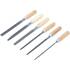 Jeu de Limes Aiguilles 6 pcs 100 mm - Manche en Bois - Précision et Confort d Utilisation, Acier - D-Work
