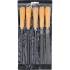 Jeu de Limes 5 Pièces 150 mm - Manche en Bois - Précision et Confort d Utilisation - BGS
