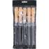 Jeu de Limes 5 pcs 150 mm - Manche en Bois - Précision et Confort d Utilisation, Acier - D-Work