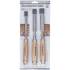 Jeu de Ciseaux 3 pcs 10/16/20 mm - Acier, Précision et Confort d Utilisation - D-Work