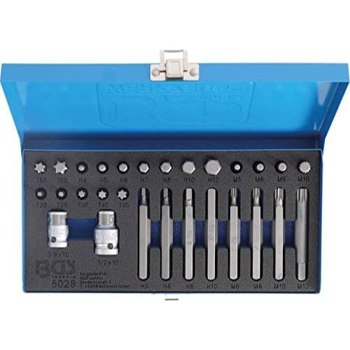 Jeu d Embouts 28 pcs - Polyvalent et Résistant pour Travaux de Fixation, Acier, Pro - D-Work