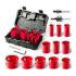 Jeu de Scies-Cloches 60/67/74 mm - Prof. 30 mm - 3 pcs - Coupe Précise et Polyvalente, Acier - D-Work