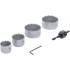 Jeu de Scies-Cloches 32-54 mm - Profondeur 24 mm, 6 Pièces - Acier Durable, Coupe Précise - BGS