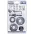 Jeu de Scies-Cloches 32-54 mm - Prof. 24 mm, 6 pcs - Acier Durable, Coupe Précise, Plastique - D-Work