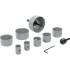 Jeu de Scies-Cloches 11 Pièces Ø19-64 mm - Profondeur 24 mm - Acier Durable et Précis - BGS