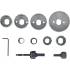 Jeu de Scies-Cloches 11 Pièces Ø19-64 mm - Profondeur 24 mm - Acier Durable et Précis - BGS