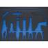 Insert de Servante d Atelier 2/3 Vide - Dimensions 41,2x3,9x56,3 cm - Compatible Art. 504 - Organisation et Praticité - BGS