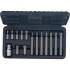 Jeu d Embouts 15 pcs 10 mm (3/8) Profil en T Torx - Précision et Polyvalence, Acier - D-Work