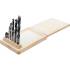 Jeu de Mèches à Bois Fraisées 4-12 mm - 6 pcs - Précision et Polyvalence - Acier HSS, Pro - D-Work