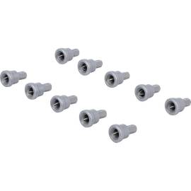 Jeu d Embouts avec Butée de Profondeur 10 pcs - Hexagone 6,3 mm, Cruciforme PH2 - Précision et Sécurité pour Plaques de Pl - BGS