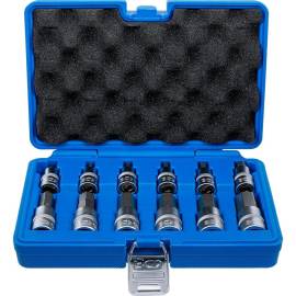Jeu de Douilles et Embouts 12,5 mm (1/2 ) - Six Pans Intérieurs 5-22 mm - 12 Pièces - Polyvalence et Précision - BGS