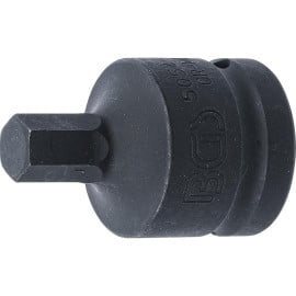 Douille à Embouts Choc 55 mm - 20 mm (3/4 ), Six Pans Intérieurs 12 mm - Résistante et Précise - BGS