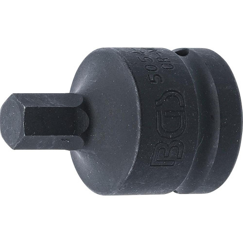 Douille à Embouts Choc 55 mm - 20 mm (3/4 ), Six Pans Intérieurs 12 mm - Résistante et Précise - BGS