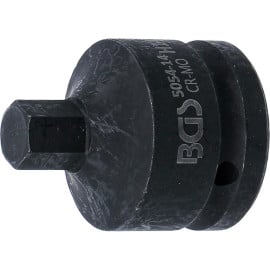 Douille à Embouts Choc 55 mm - 20 mm (3/4), Six Pans Intérieurs 14 mm - Résistante et Précise - D-Work