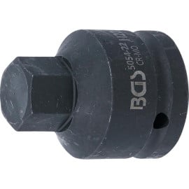 Douille à Embouts Choc 55 mm - 20 mm (3/4 ) Six Pans Intérieurs 22 mm - Résistante et Précise - BGS