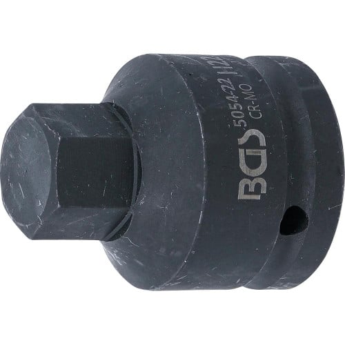 Douille à Embouts Choc 55 mm - 20 mm (3/4 ) Six Pans Intérieurs 22 mm - Résistante et Précise - BGS